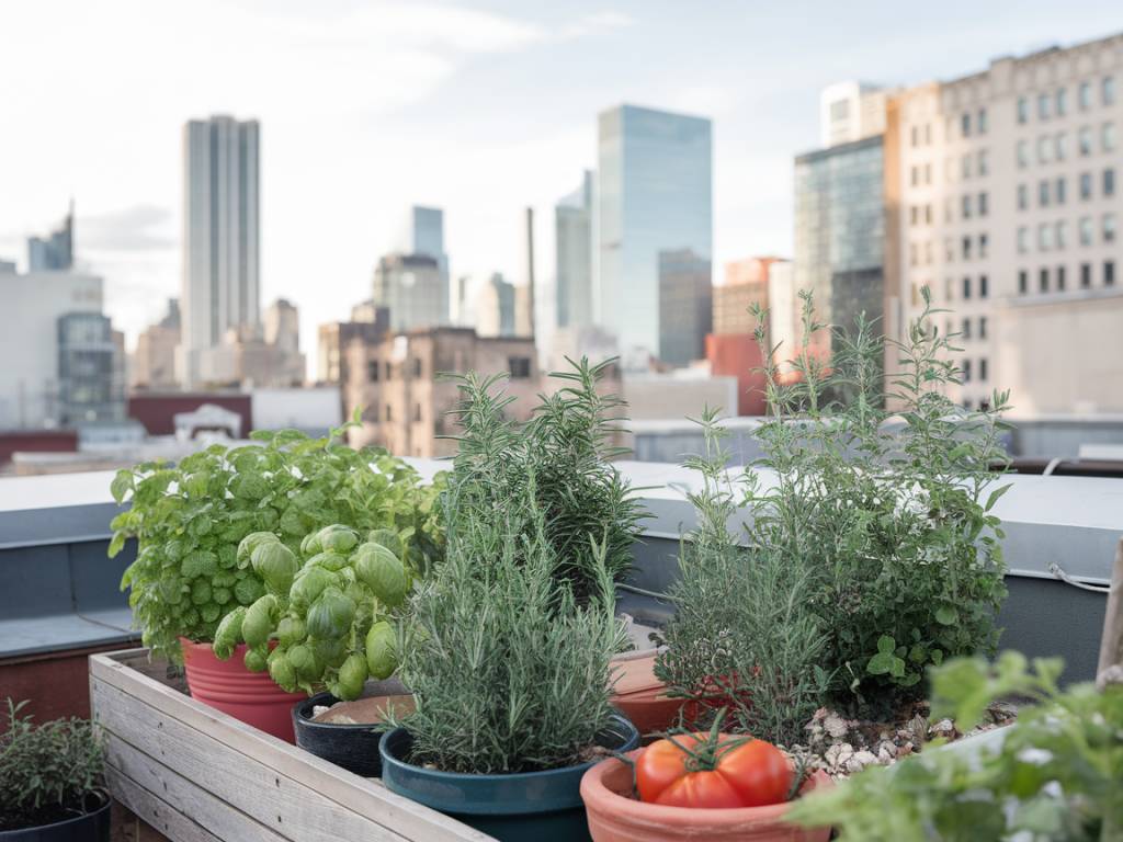 Créer un potager urbain sur votre balcon avec des solutions astucieuses