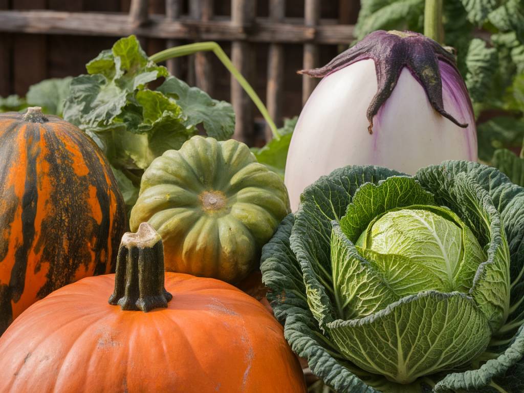 Légumes décoratifs au potager : les variétés incontournables à cultiver